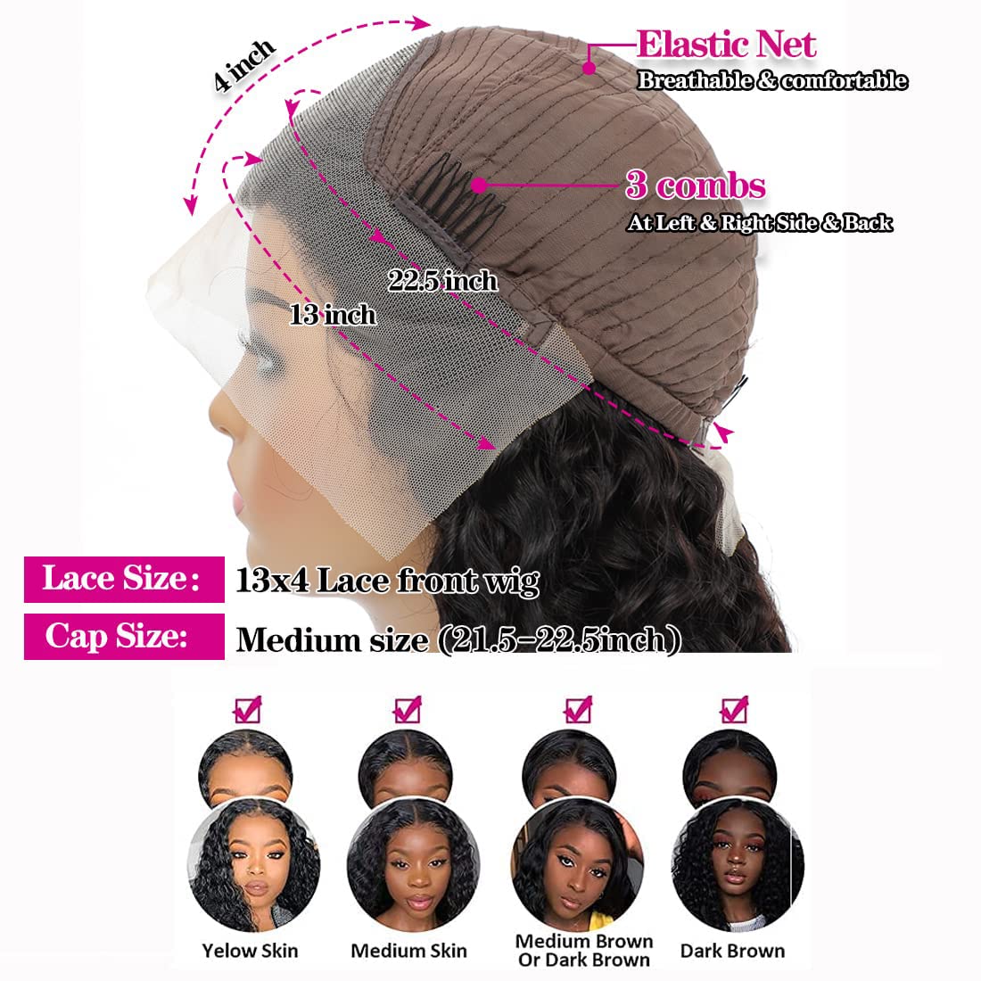 Tipiuli Wig in natural color suitable for everyday styling