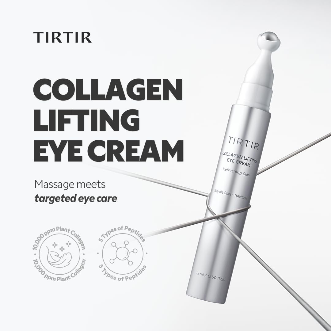 TIRTIR Collagen Eye Cream nourishes the delicate eye contour.