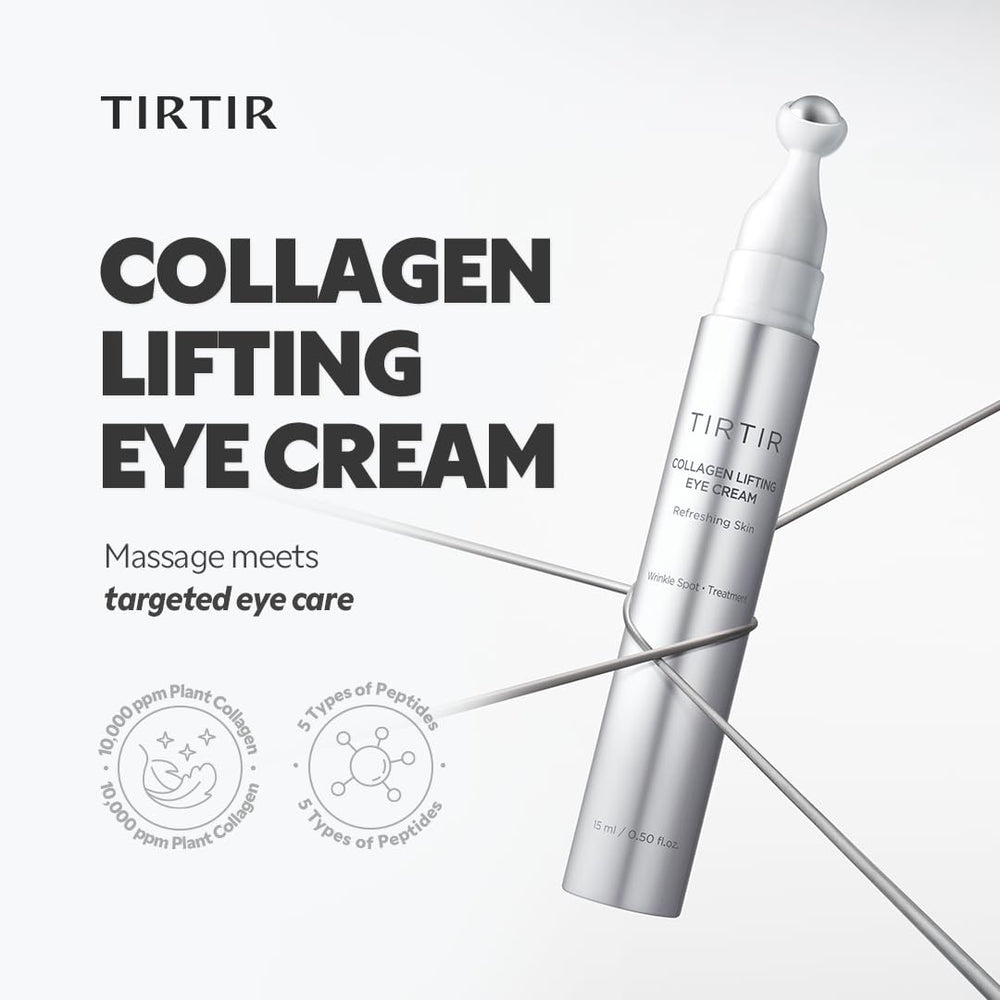 TIRTIR Collagen Eye Cream nourishes the delicate eye contour.