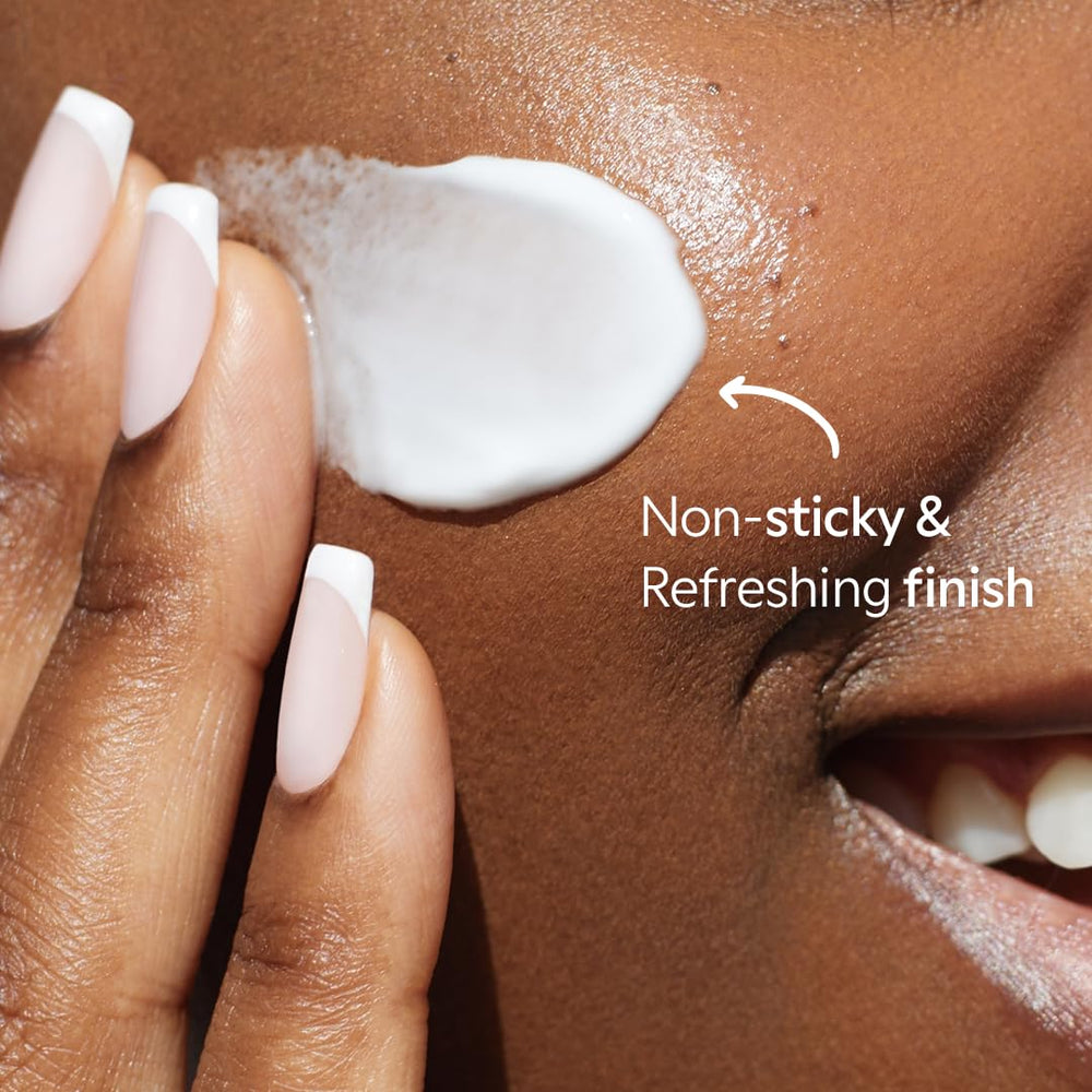 TIRTIR Hydro UV Shield with aloe vera provides gentle soothing application.