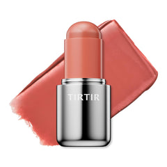 TIRTIR Mood Glider Lip-Blush Stick Rose Drizzle swatches for natural glow.