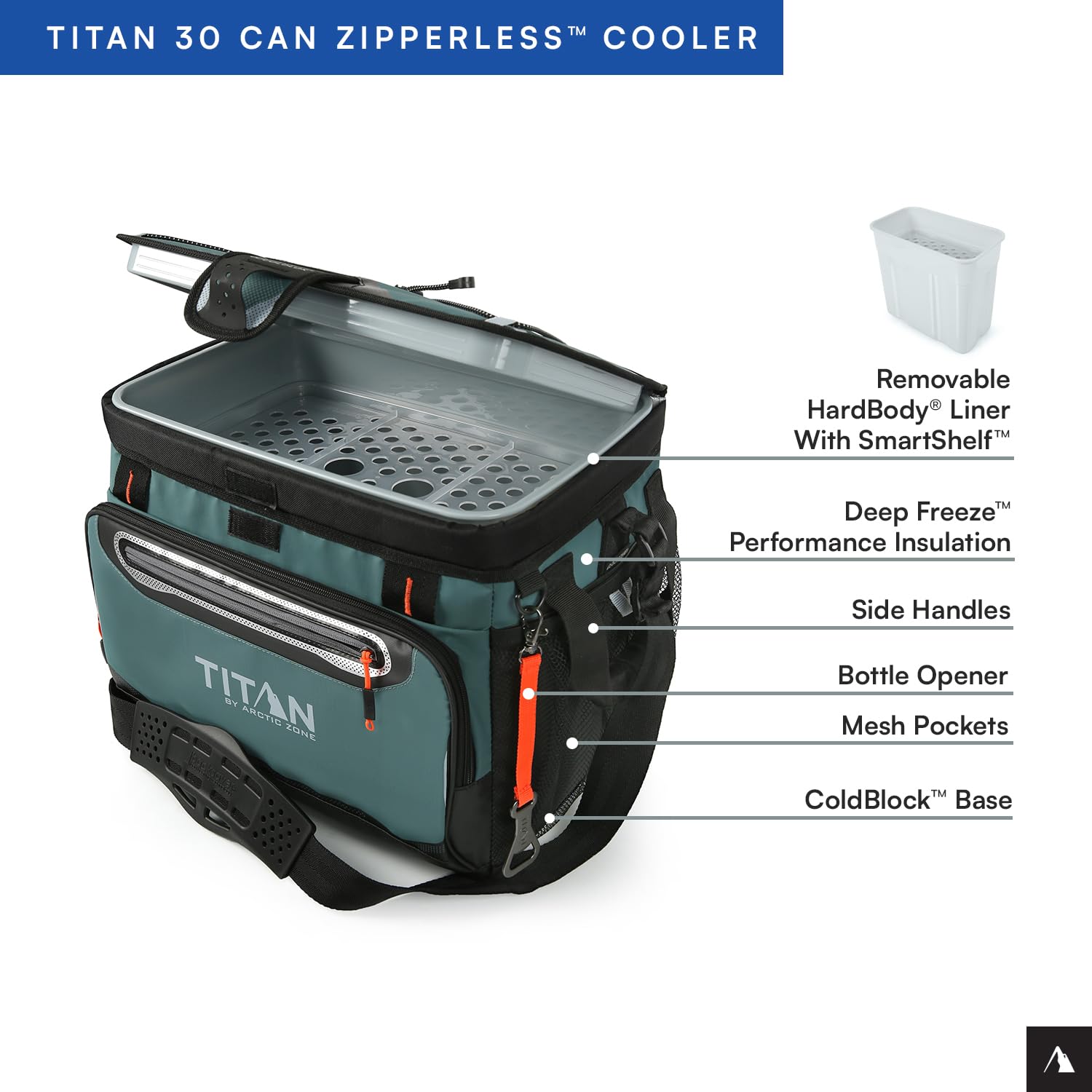 30 can capacity ideal for group beach days and picnics.