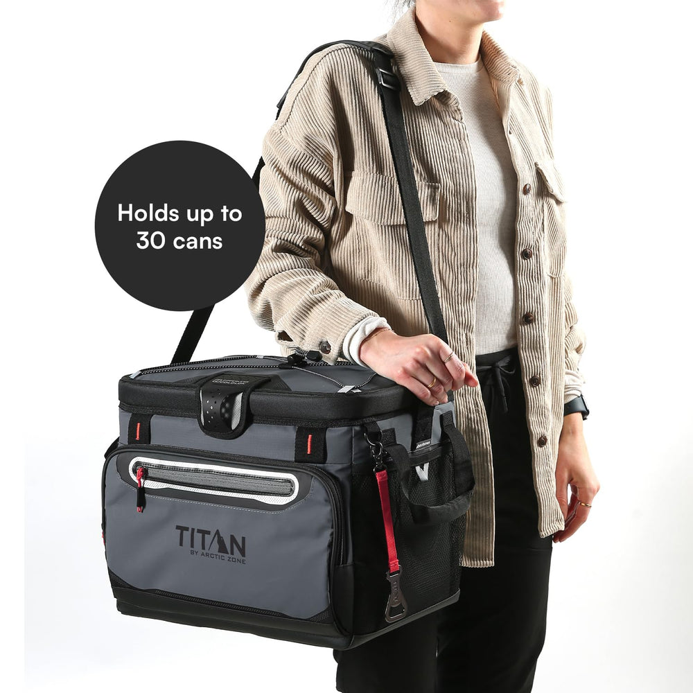 Titan interior easy-to-clean design simplifies post-trip cleanup.