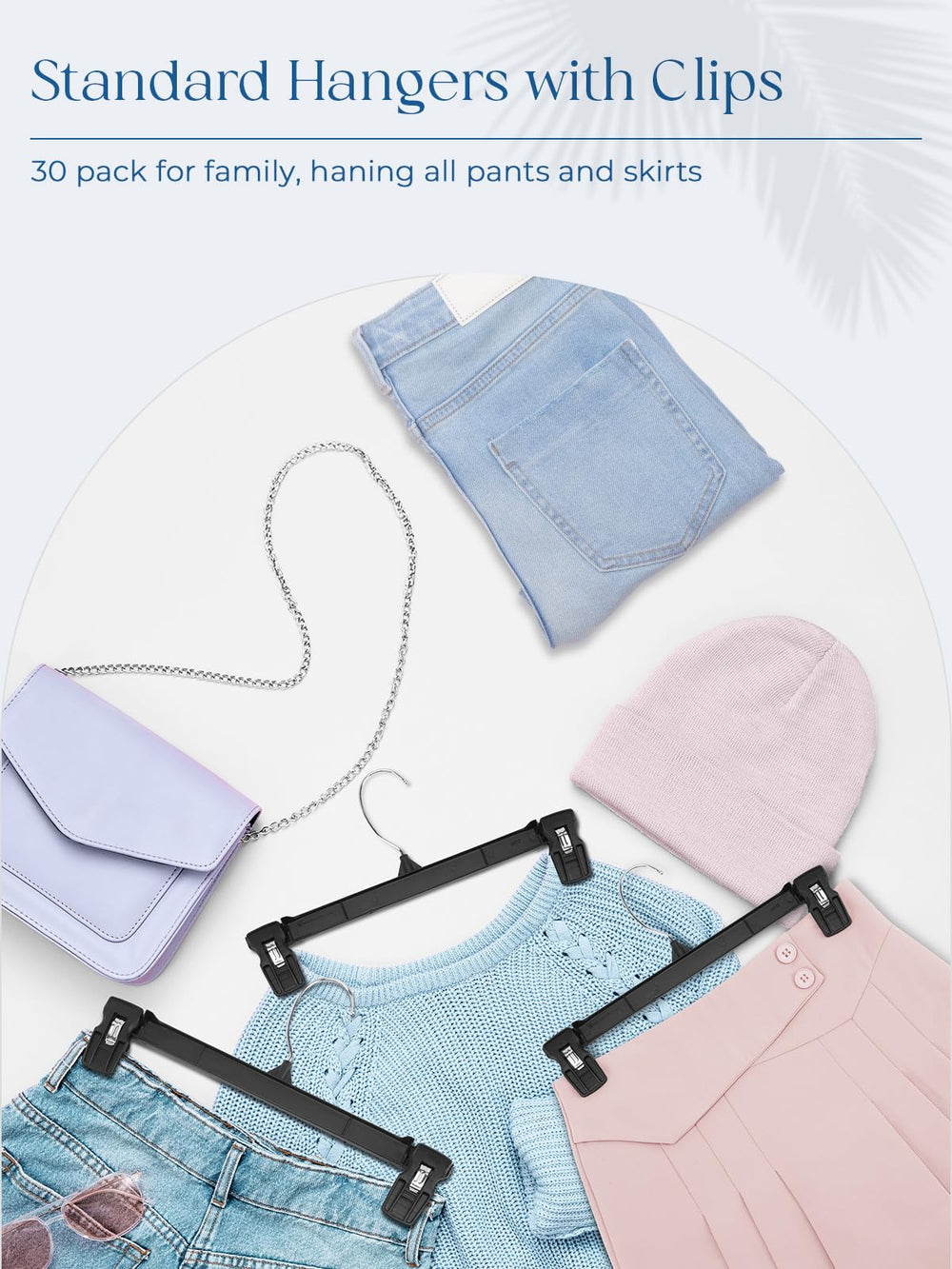 Titan Mall Smartor 12-inch hanger maintains neat outfits.