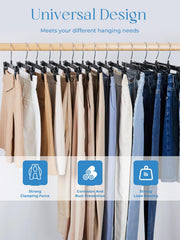 Titan Mall Smartor 30-pack hangers for affordable organization.