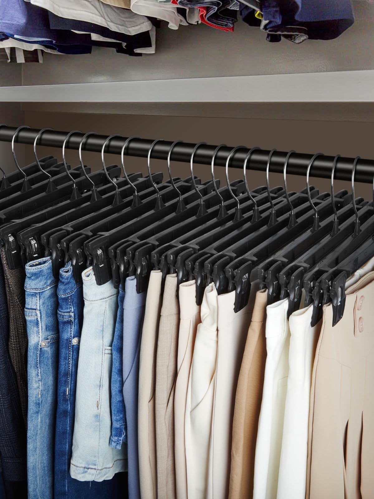 Titan Mall Smartor dress and pants organizer for home or dorm.