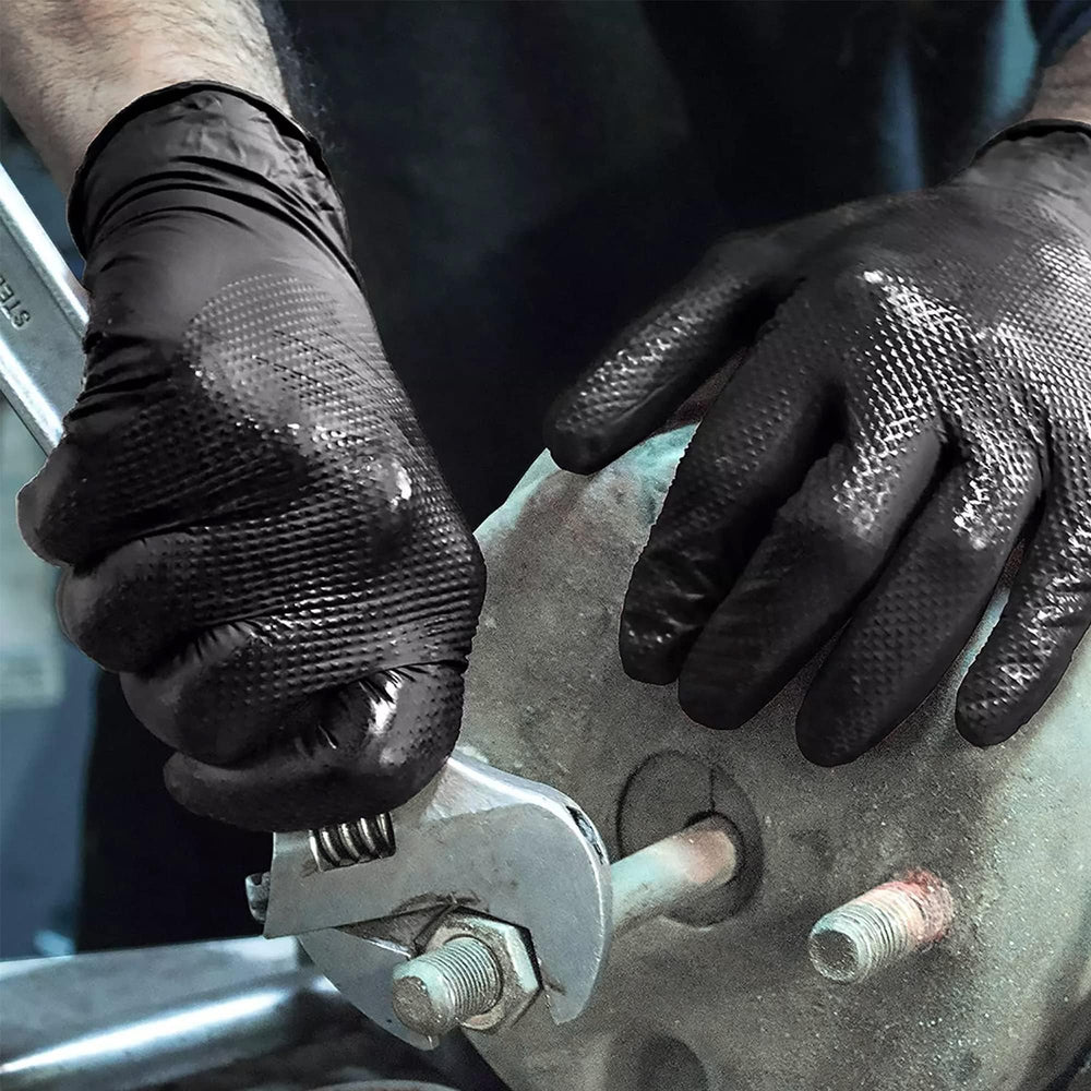 TitanFlex 8-mil gloves maintain dexterity for small tools and parts handling