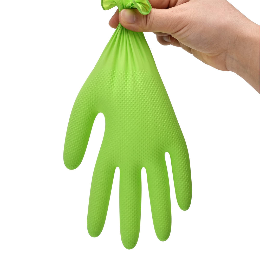 Food-safe TitanFlex nitrile gloves suitable for kitchen tasks and light handling.