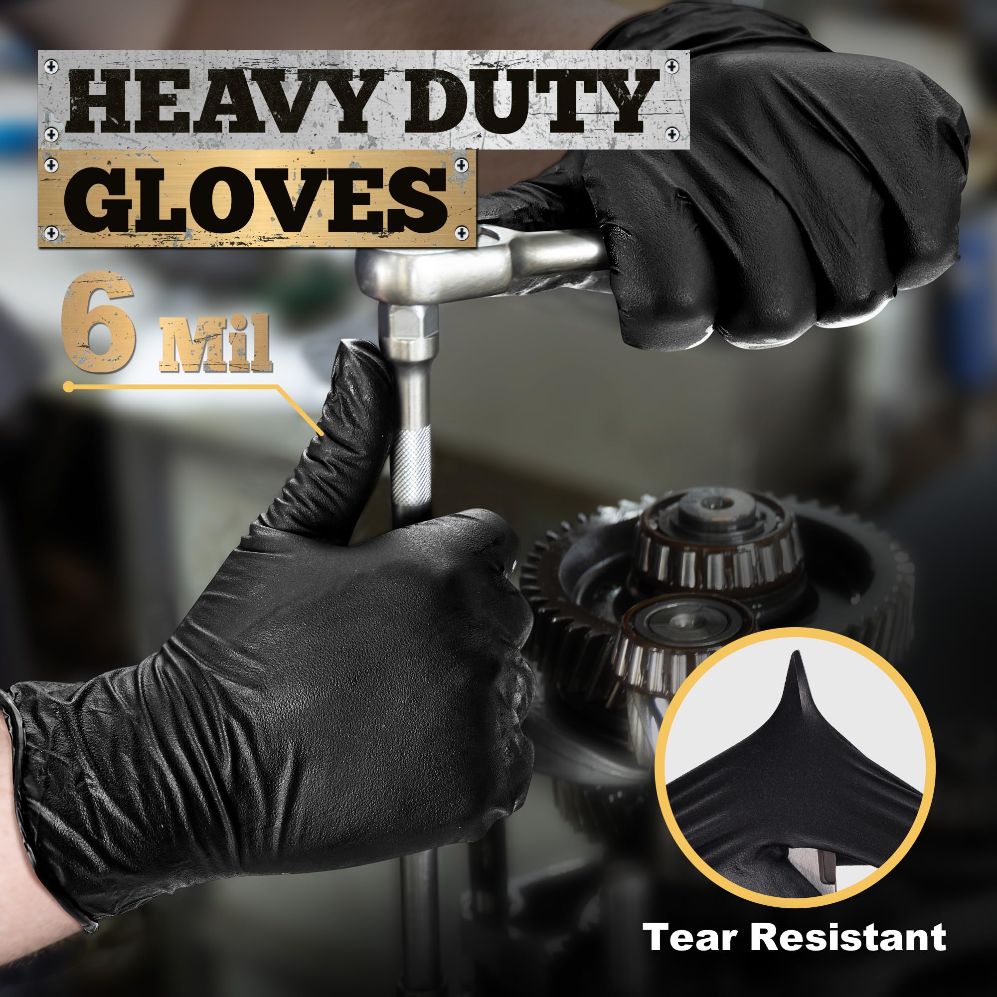 TitanFlex fully textured nitrile gloves for superior grip