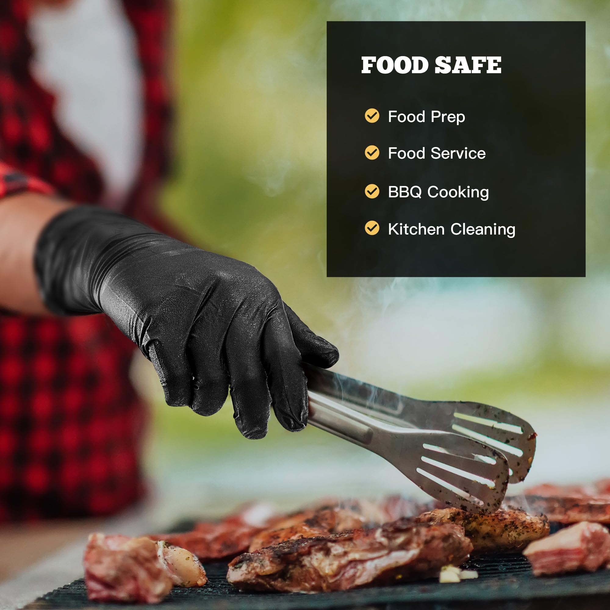 TitanFlex large size nitrile gloves for comfortable fit