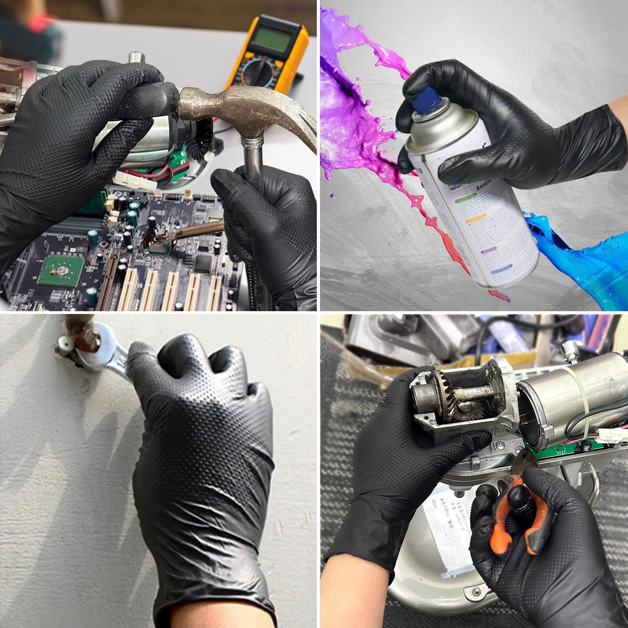 TitanFlex gloves offer a snug, versatile fit for professional wear.