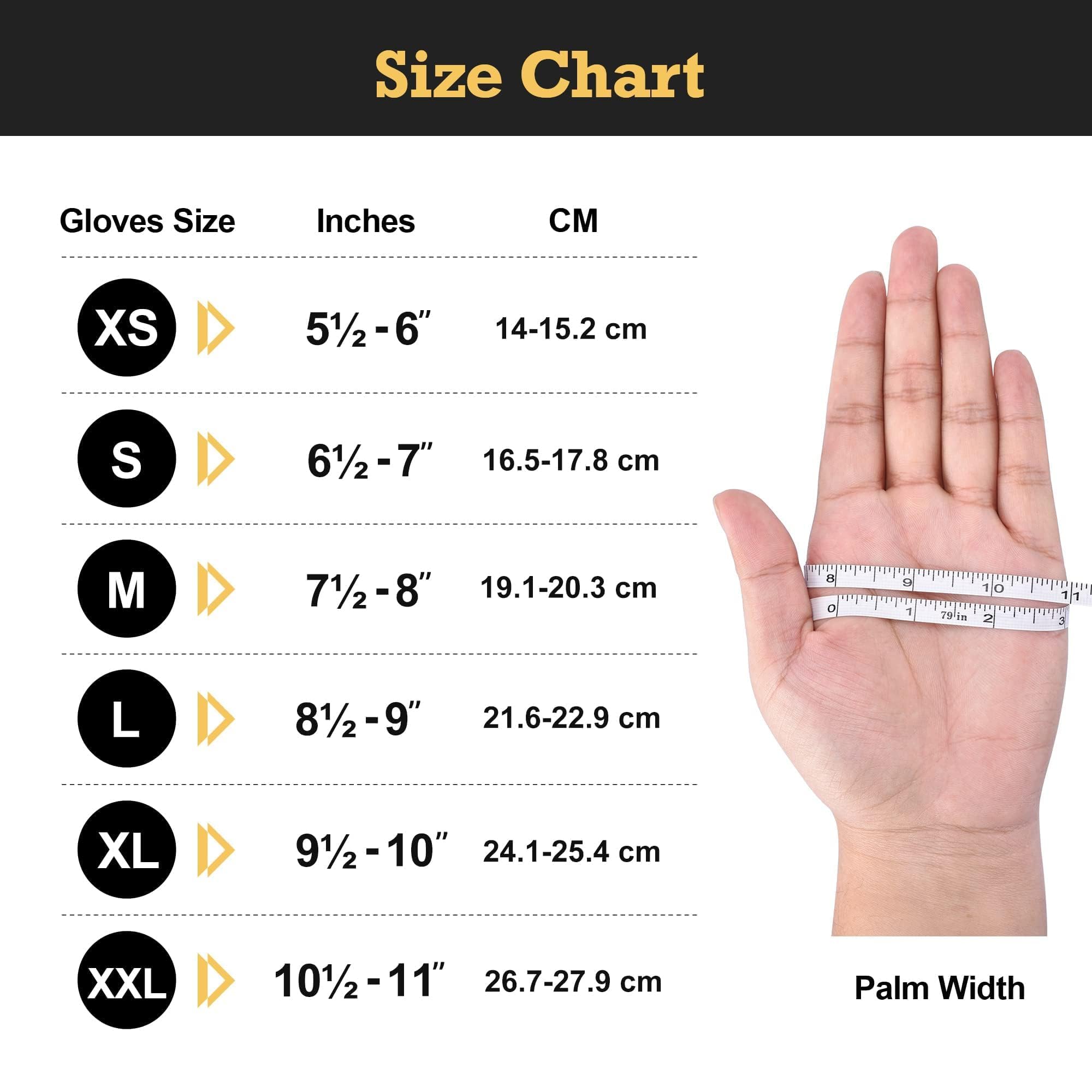 TitanFlex XXL gloves provide comfortable, snug fit across hands