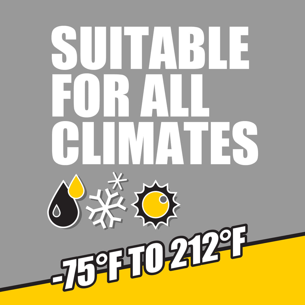Titebond WeatherMaster ideal for sealing gutters, windows, and vents.