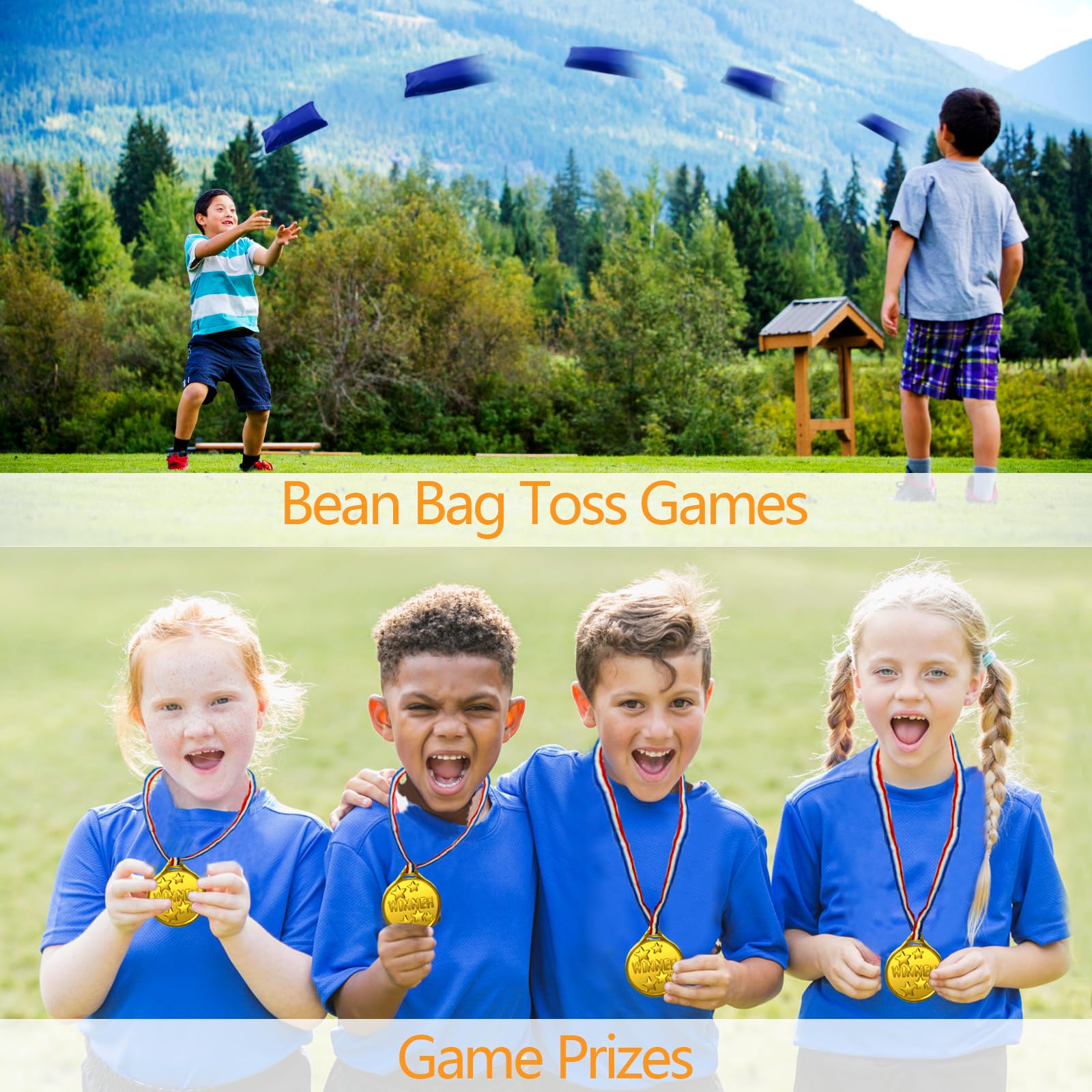 titgipe bean bags ready for tossing and cooperative play
