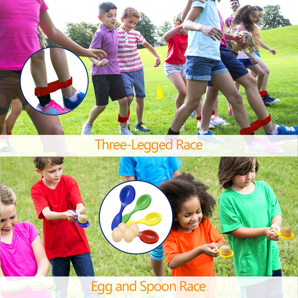 titgipe three-legged race bands secured for easy, sturdy fun