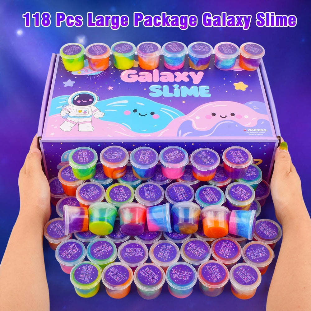 TITRITH slime jars keep galaxy colors stored for quick reuse and longevity.
