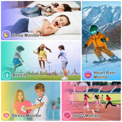 Tixpc Kids Watch front camera enables fun photos and videos.