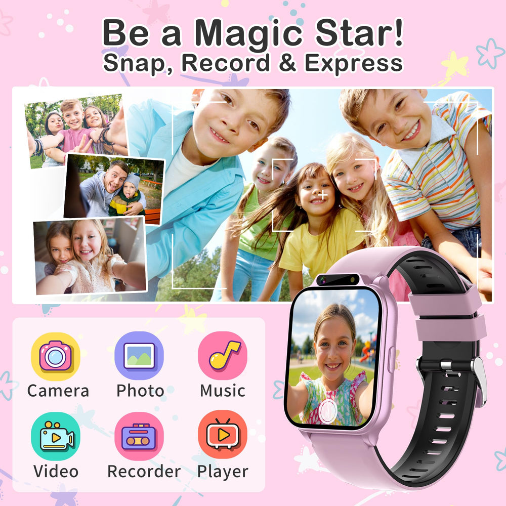 Tixpc Kids Watch games learning feature encourages curiosity.