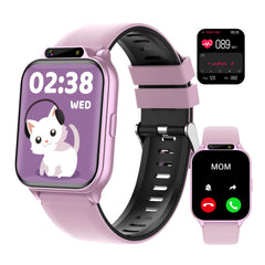 Tixpc Kids Watch front view highlights rugged waterproof design for adventures.