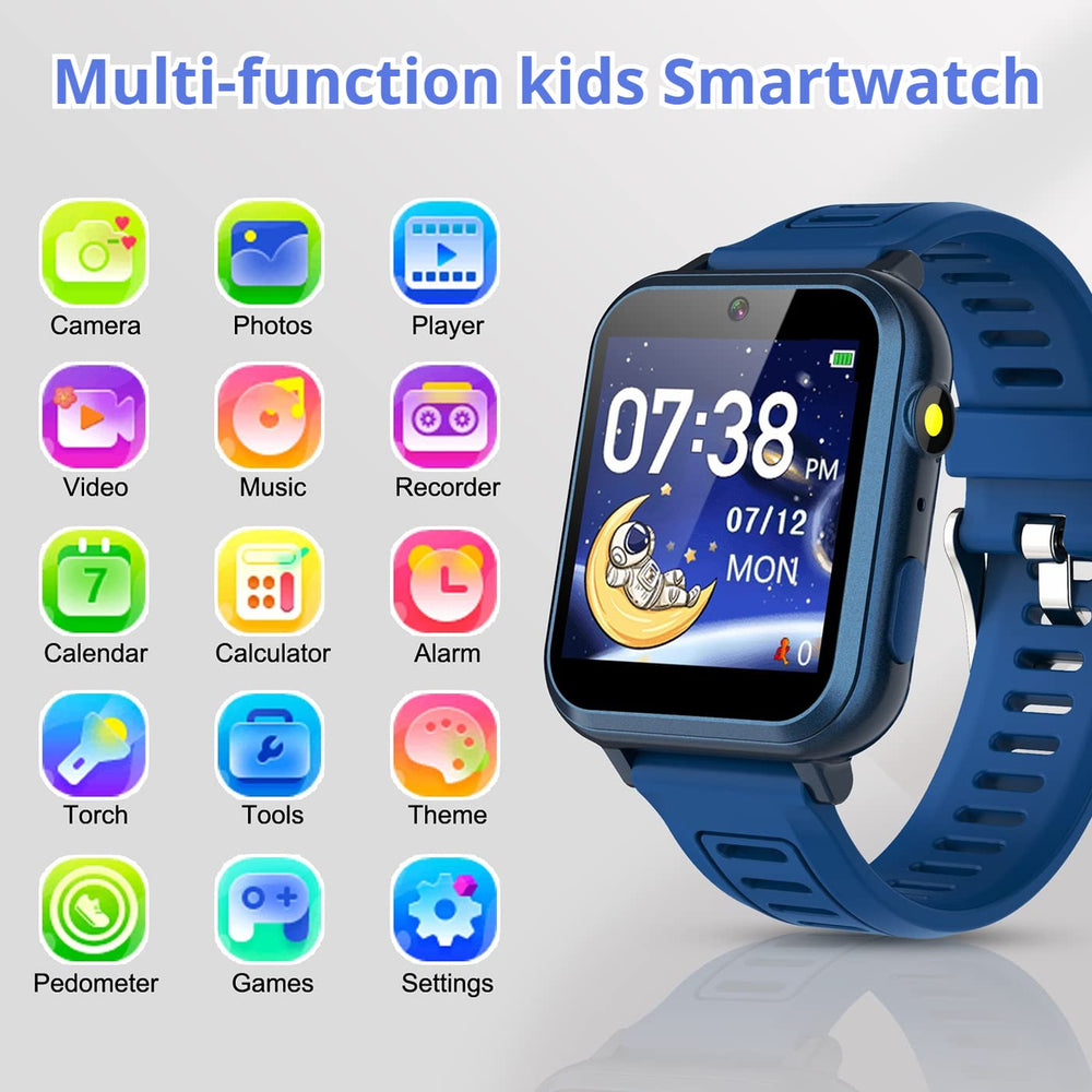 Tixpc Kids Smart Watch side view demonstrates slim profile for comfortable all-day wear