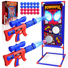 Tiyvnsi shooting toy set target with hero-style design for action play indoors or outdoors