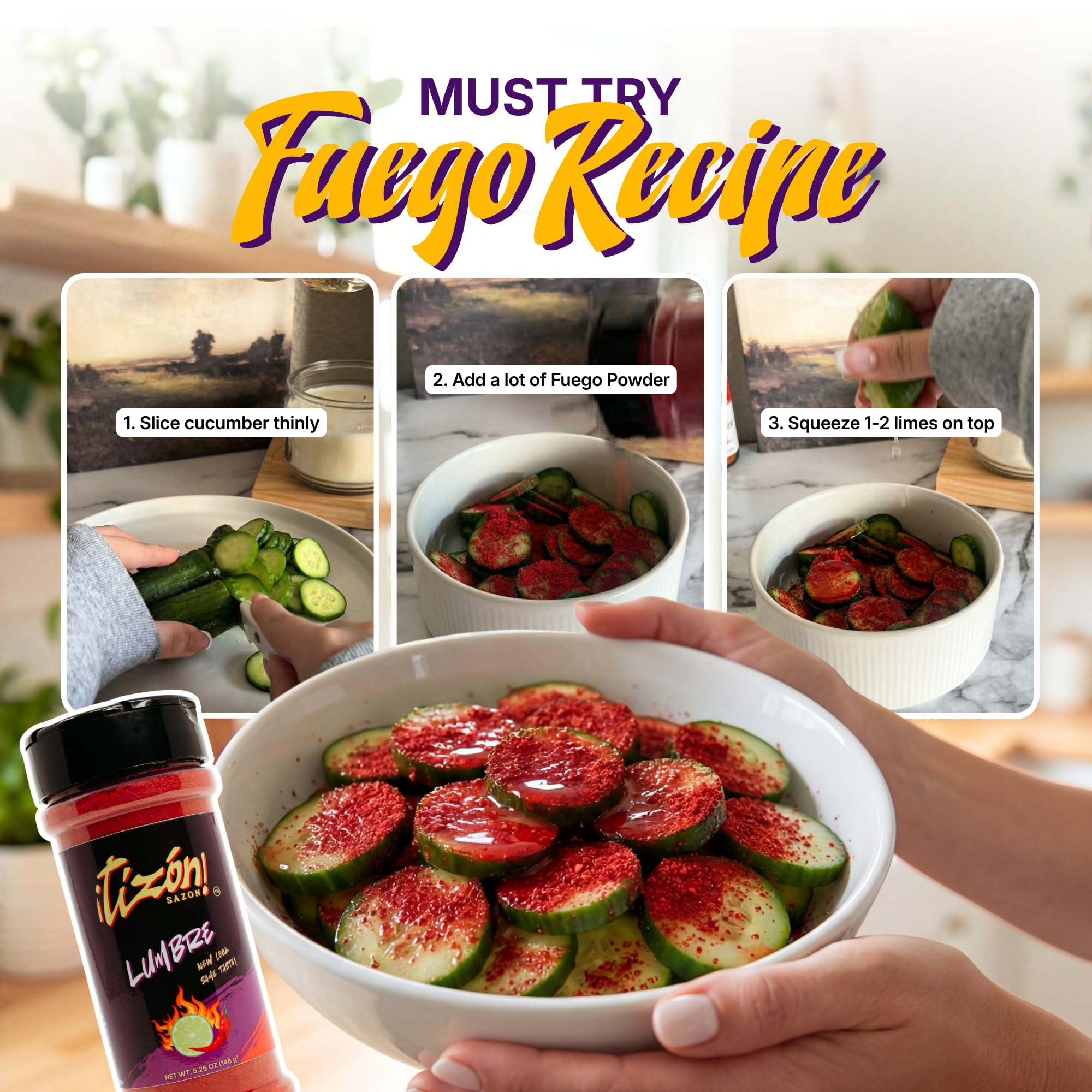 Tizon Lumbre sprinkled on nuts for a savory, crave-worthy bite.