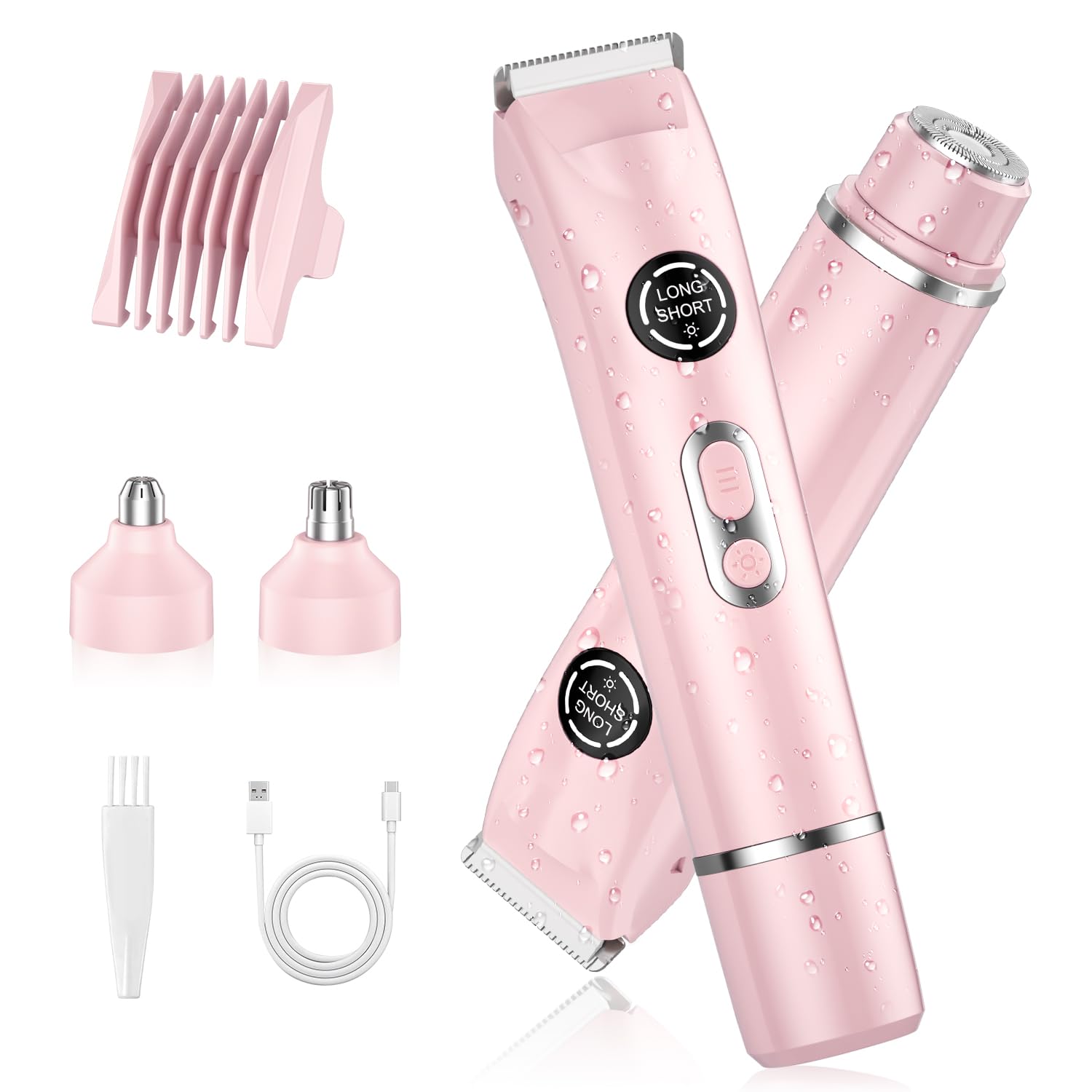 TJJFMM 4-in-1 bikini trimmer body shaver for smooth skin on arms and legs.