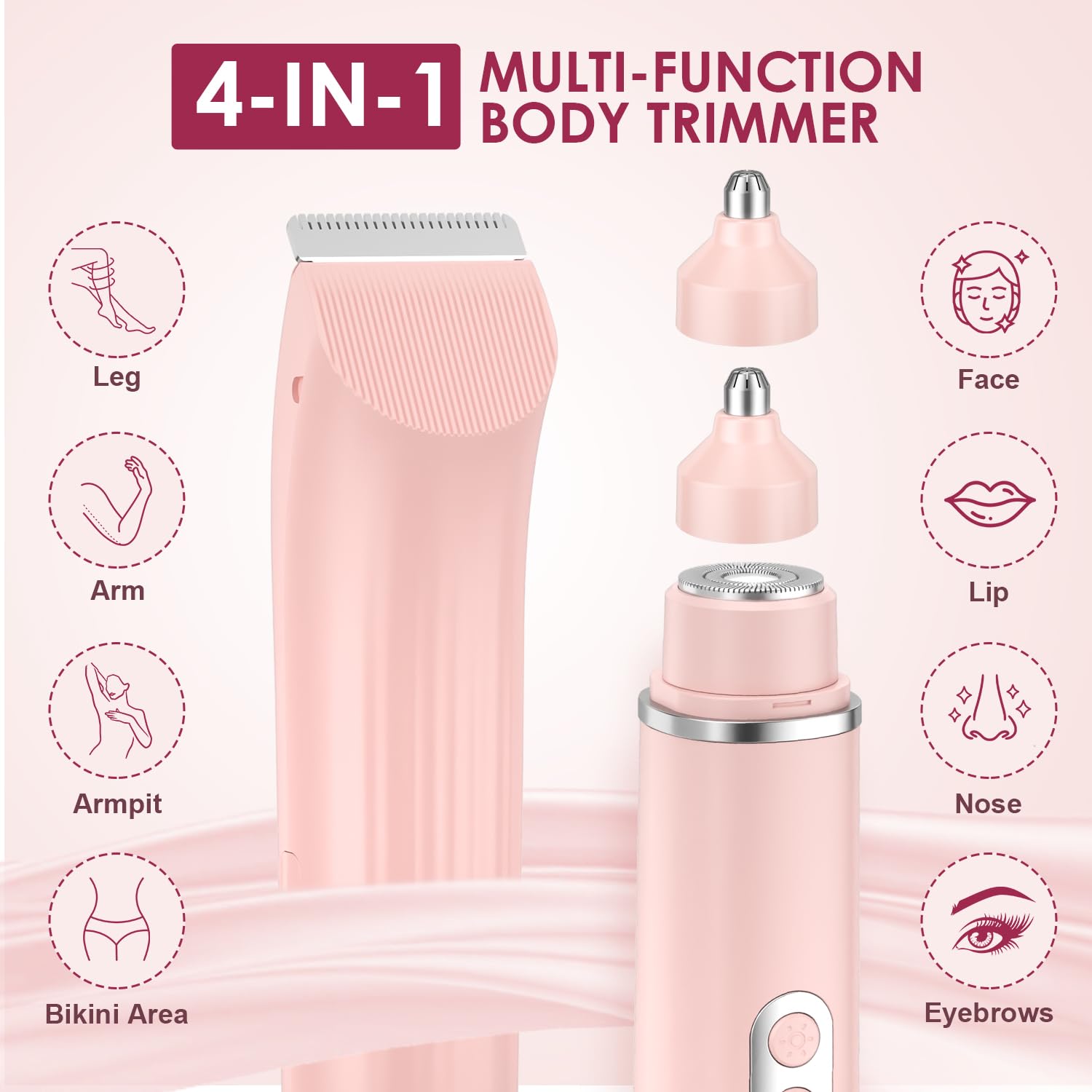 TJJFMM bikini trimmer facial shaving head for gentle daily grooming.