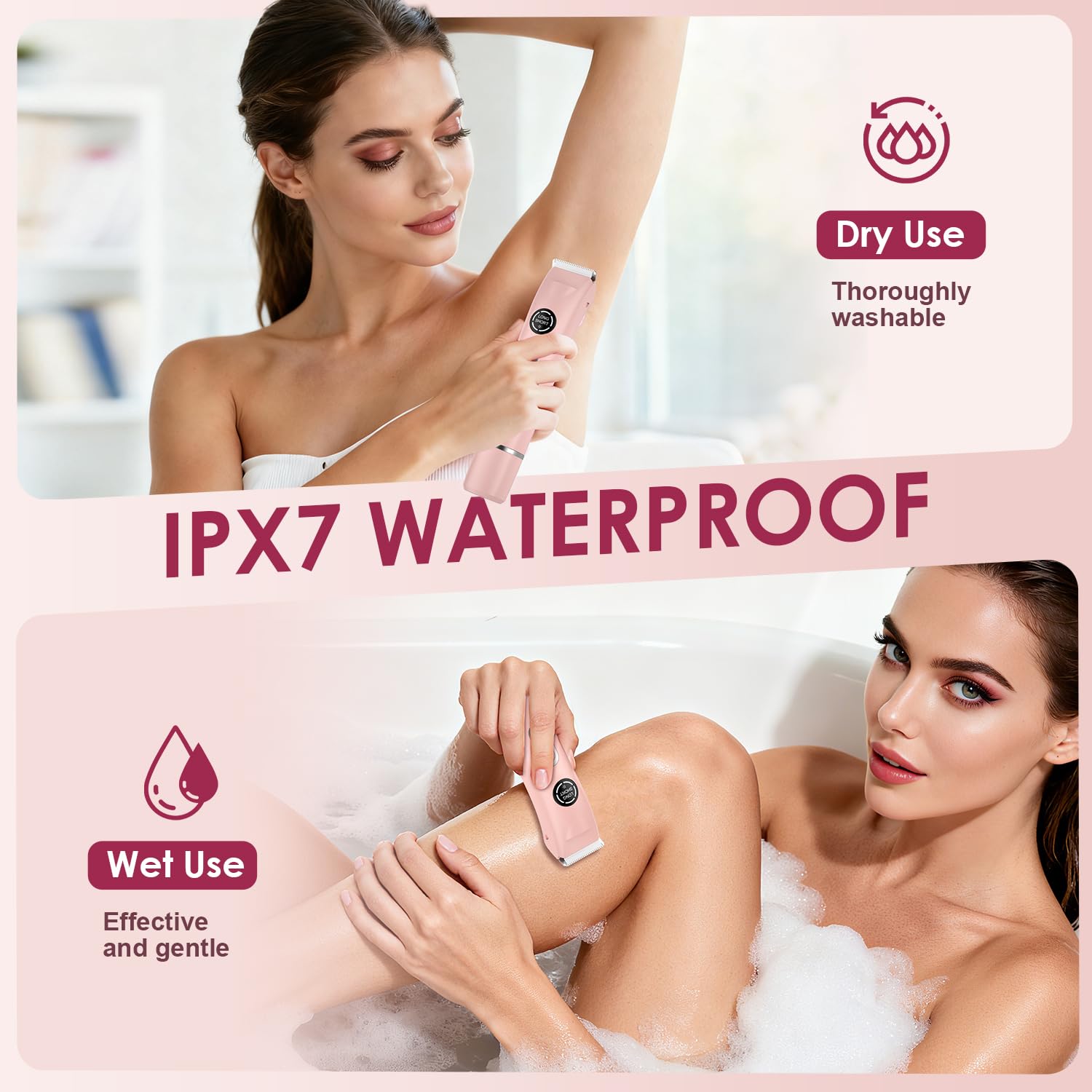TJJFMM nose trimmer head for precise, painless hair removal.