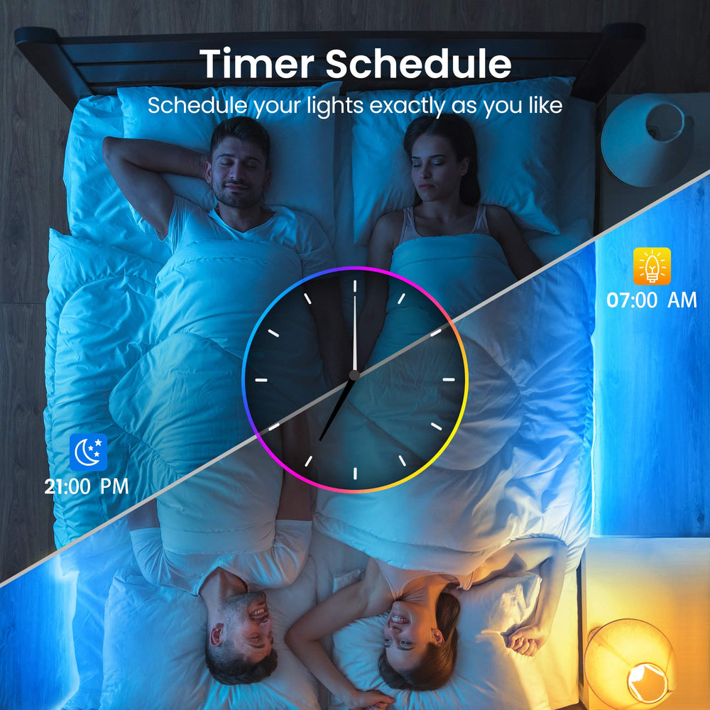 TJOY LED Lights cuttable strip for flexible room layouts.