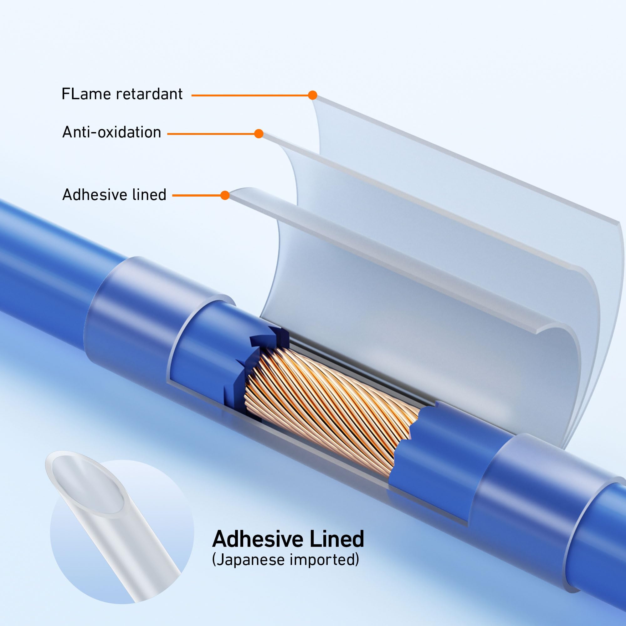 Marine-grade TKDMR tubing on boat surface for corrosion resistance