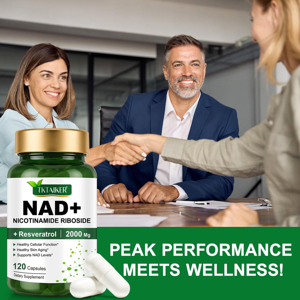 TKTALKER NAD open bottle signals premium quality for routine use.