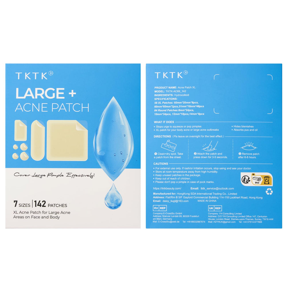 TKTK body patch protects skin during daily activities.