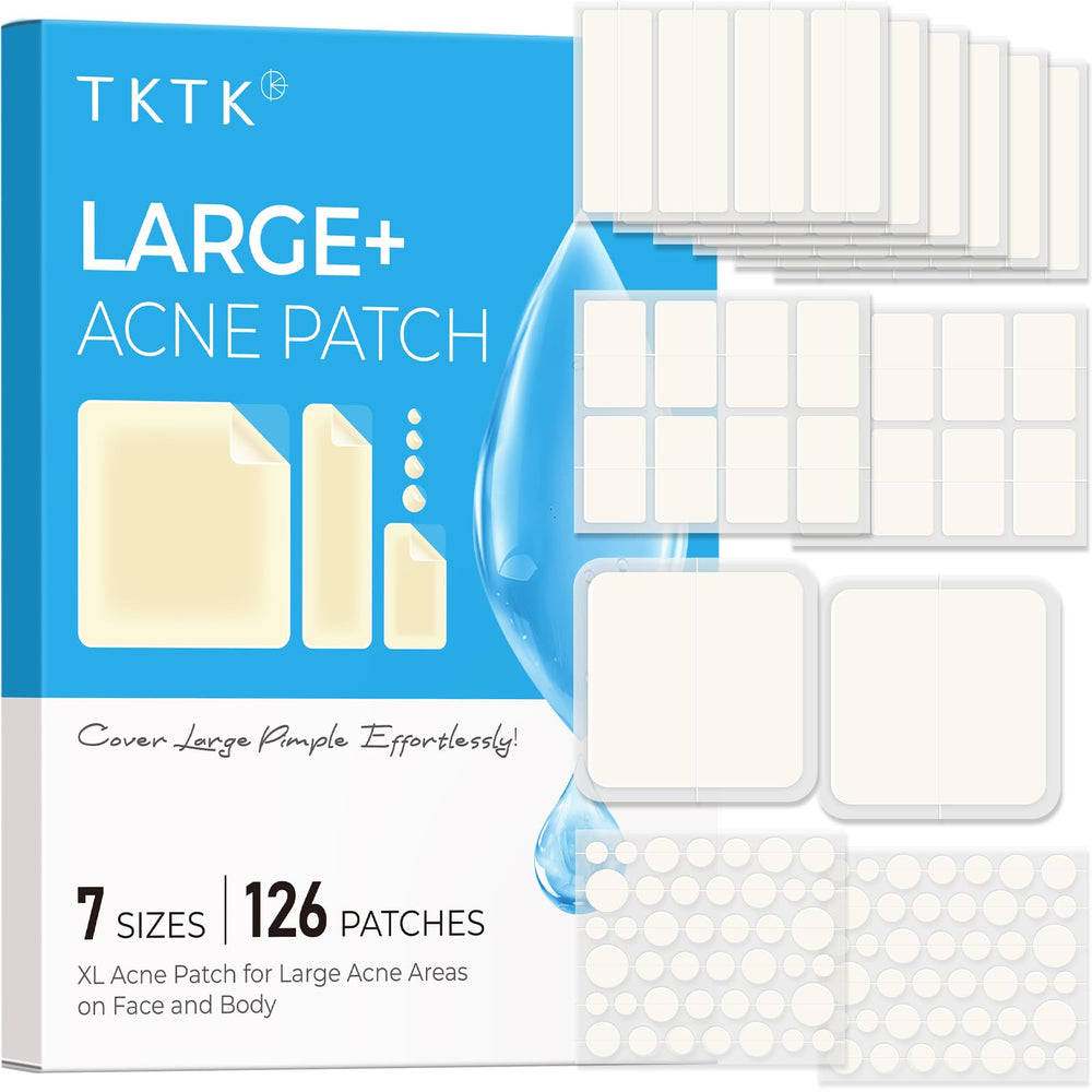 TKTK large pimple patches 8mm cover small blemishes to protect and soothe
