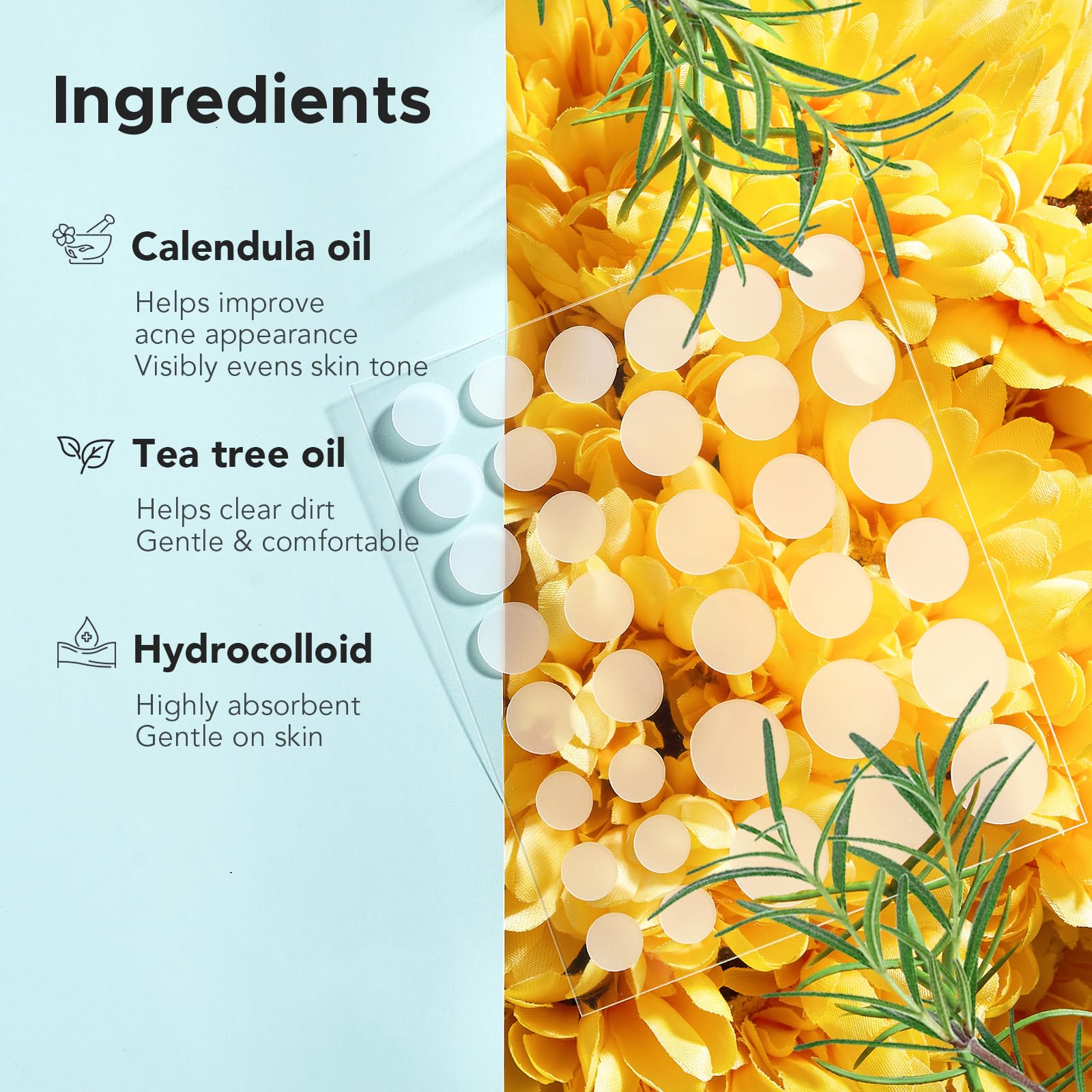 TKTK Pimple Patch calendula oil for soothing skin