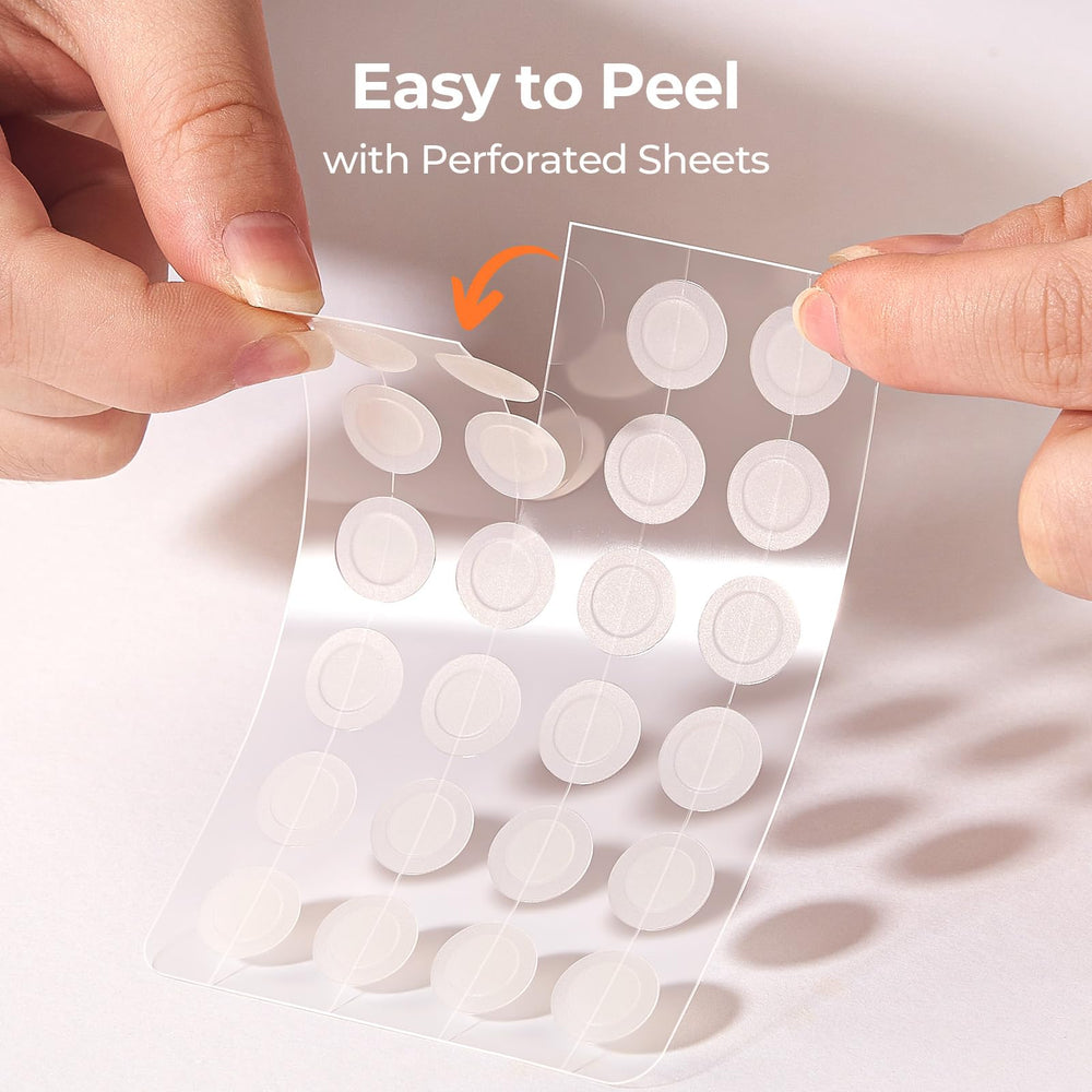 TKTK Pimple Patches transparent center signals readiness for removal.