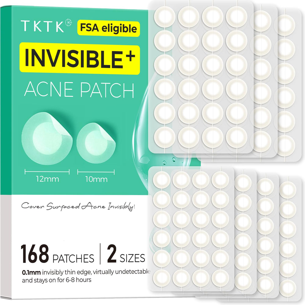 TKTK Pimple Patches ultra-thin outer edge for virtually invisible wear.