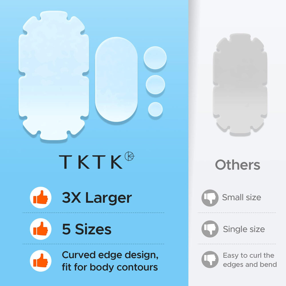 TKTK hydrocolloid patches are safe and odorless for all skin types