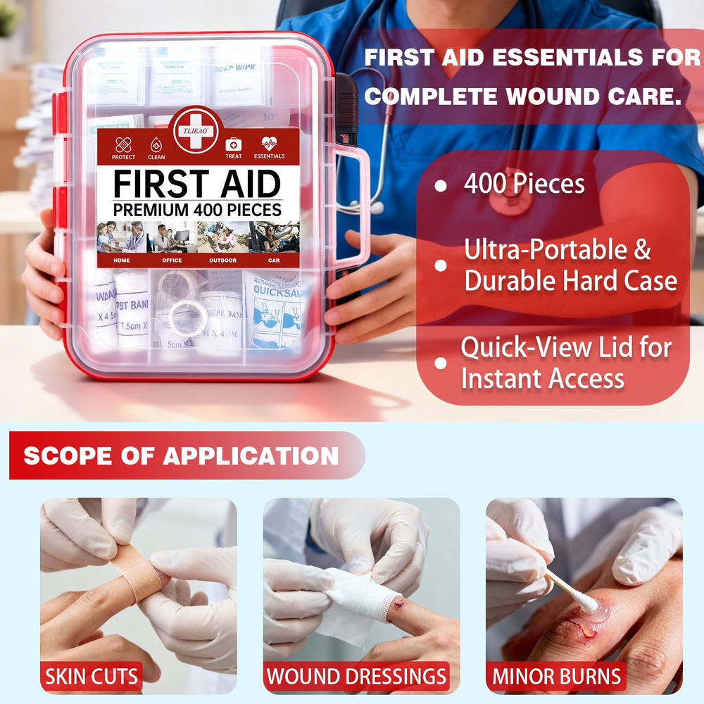 TLIEAO emergency-ready kit suitable for cars, offices, and classrooms.
