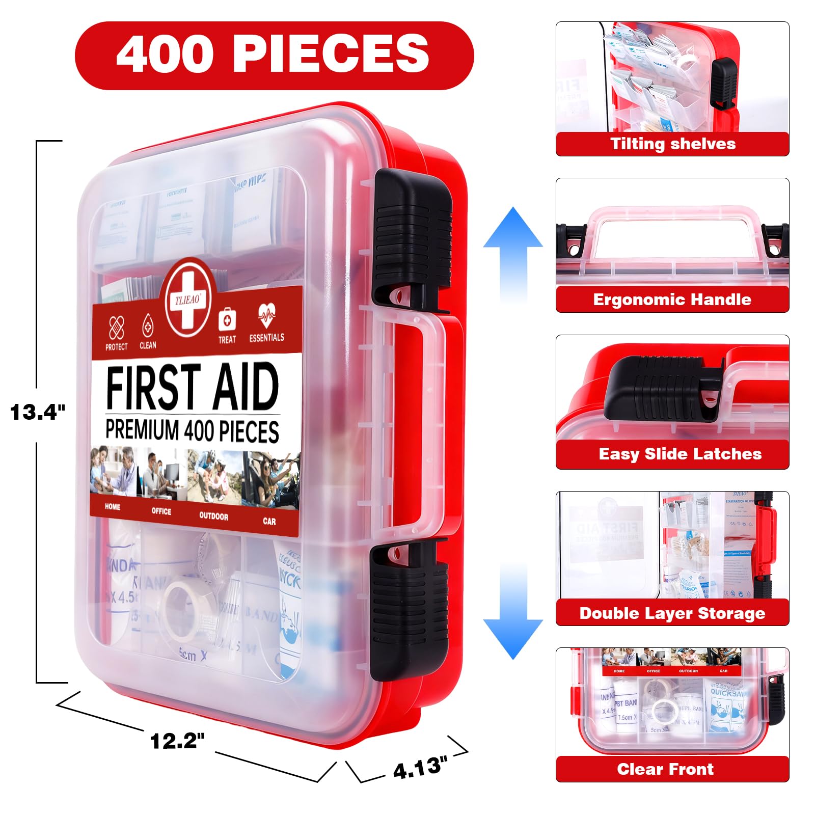 TLIEAO portable kit is compact for on-the-go protection and ease.