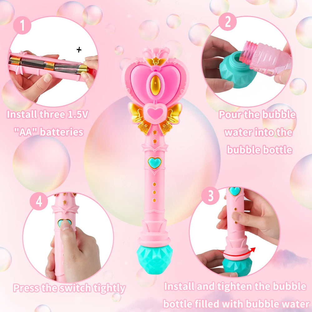 Tlkiaa bubble wand presented as a gift option for kids during celebrations.