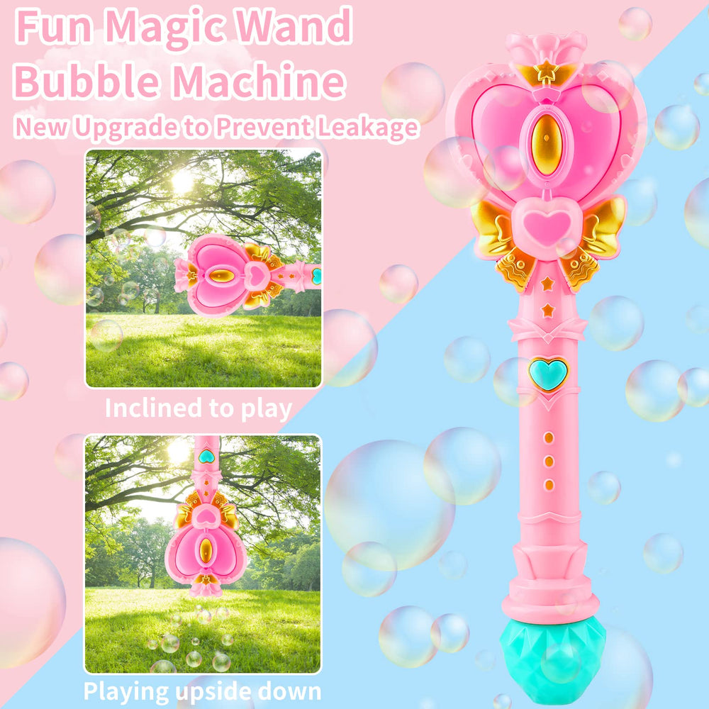 Tlkiaa bubble wand features a durable, leakproof design for safe use.