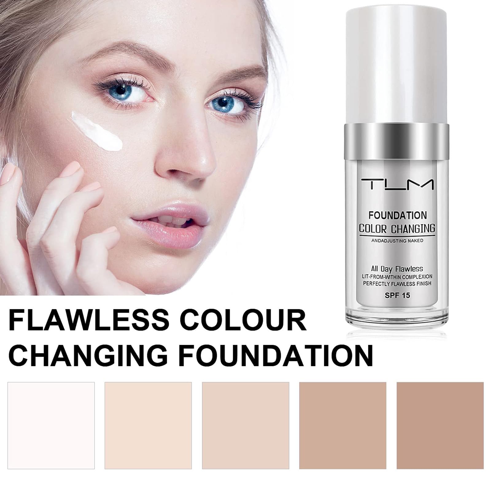 TLM concealer cover cream tube ready to hide imperfections with smooth finish.