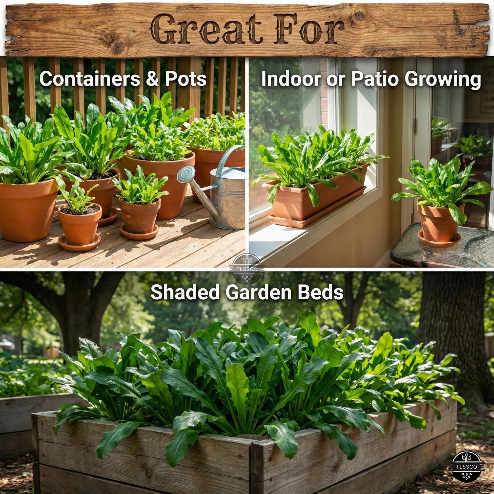 TLSSCO Culantro container gardening setup supports compact growing.
