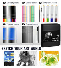 TMOL 100-page 3-color sketchbook displaying varied tones for shading
