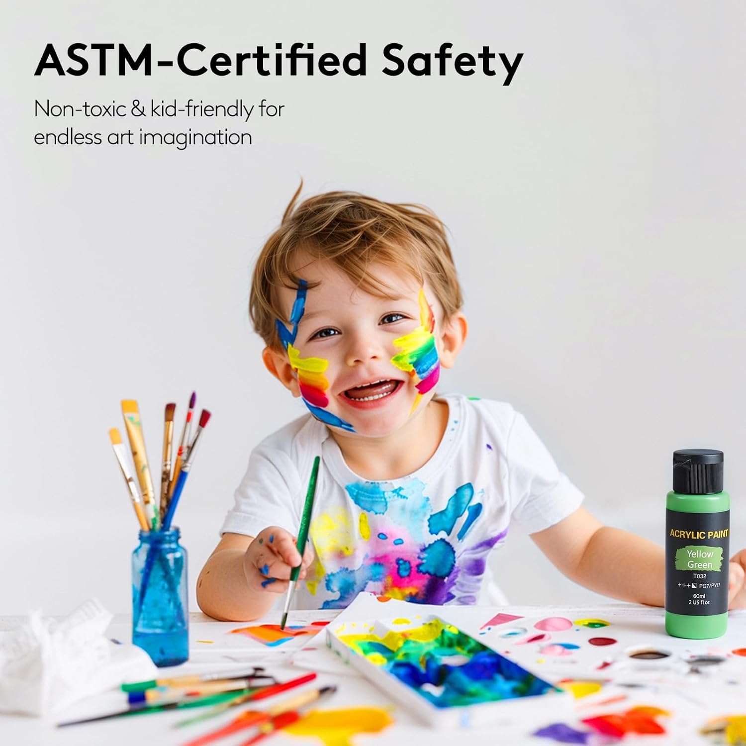 TMOL acrylic paints on ceramic for decorative design