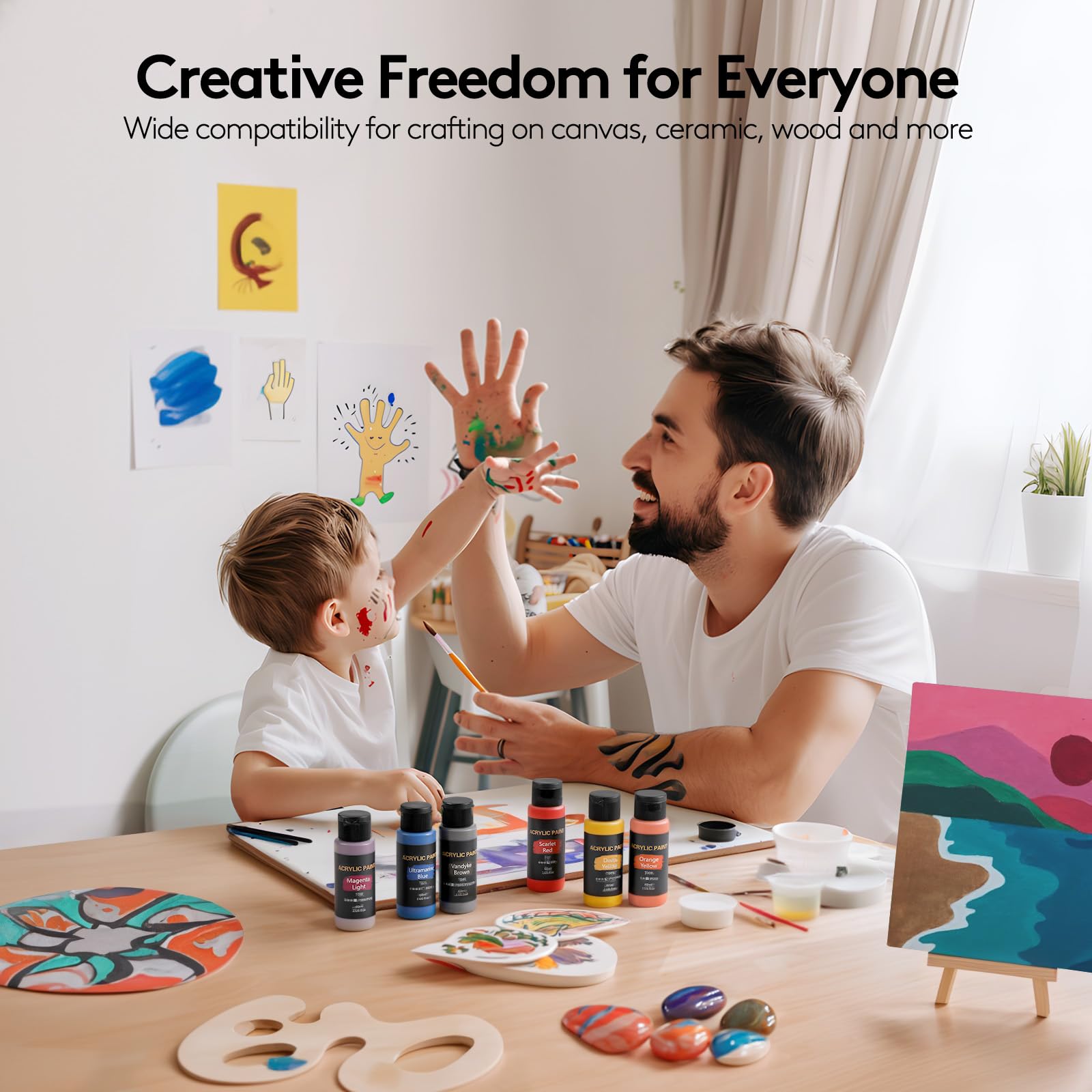 TMOL gift-ready paint set packaging for creators