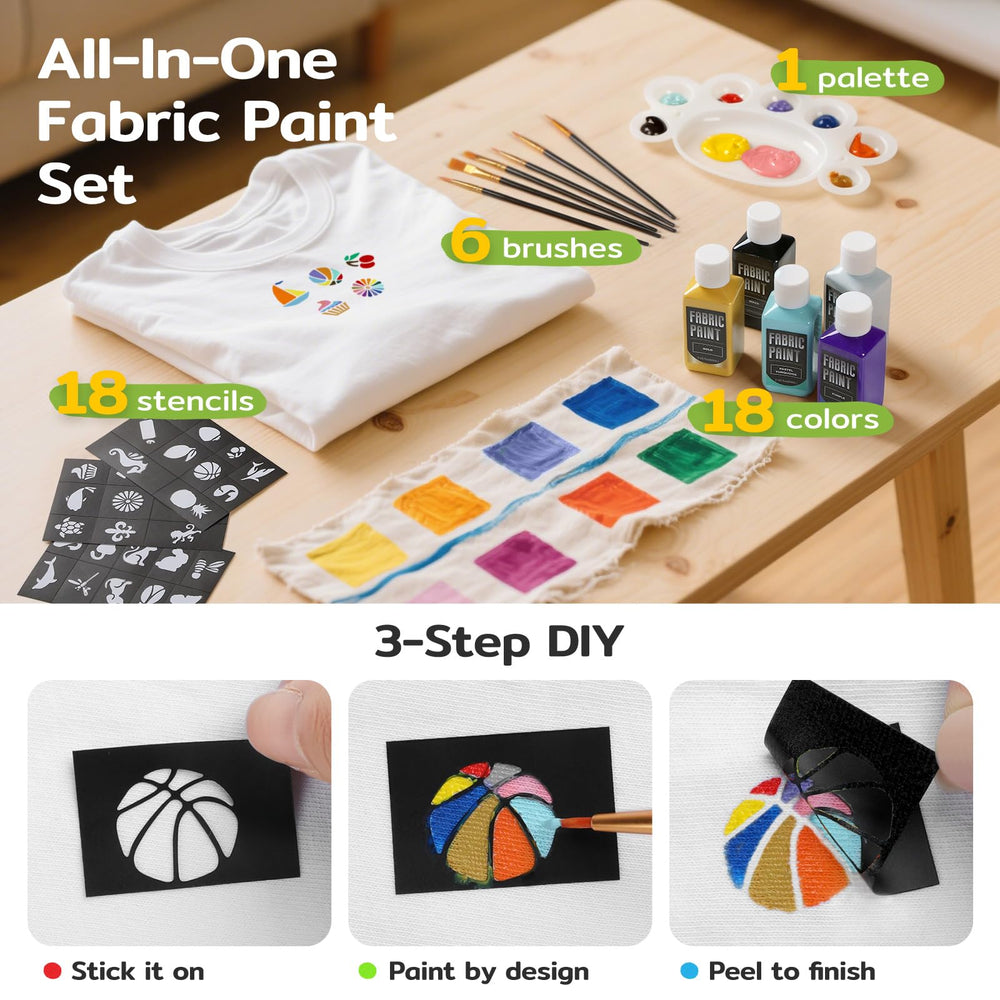 TMOL fast-drying fabric paint reduces smudging during crafting sessions.