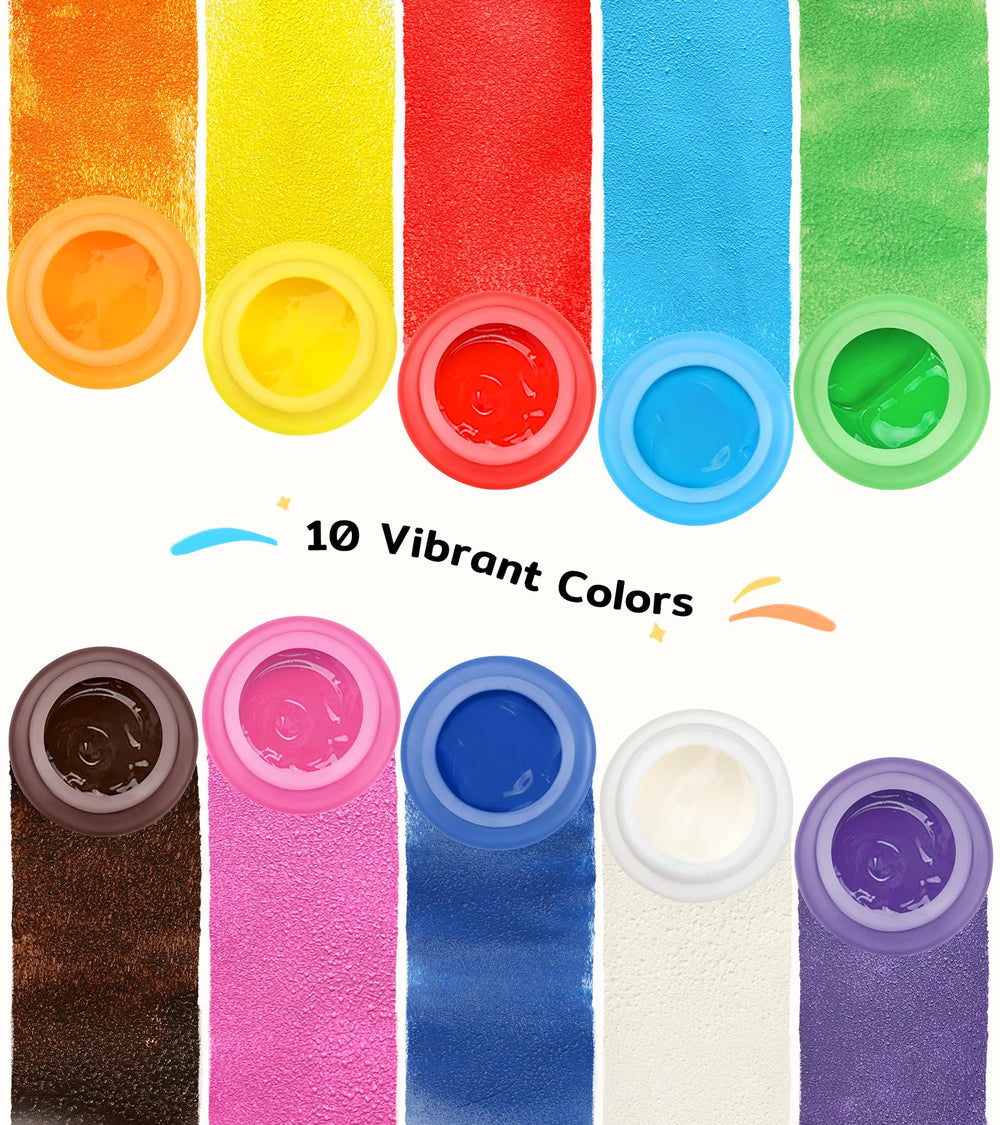 TMOL rich, creamy paints enhance smooth hand and feet crafts