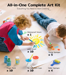 TMOL kid-friendly brushes included for precise strokes during crafting